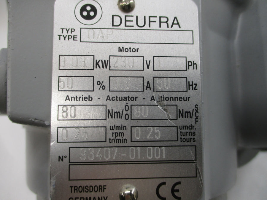 DEUFRA 0AP D10100032AR4A4C0H+OAPH2L4RP 230V 0.6A NSNP