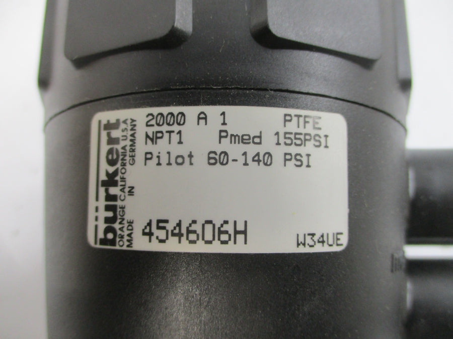 BURKERT 2000A1PTFENPT1 60-140PSI NSMP