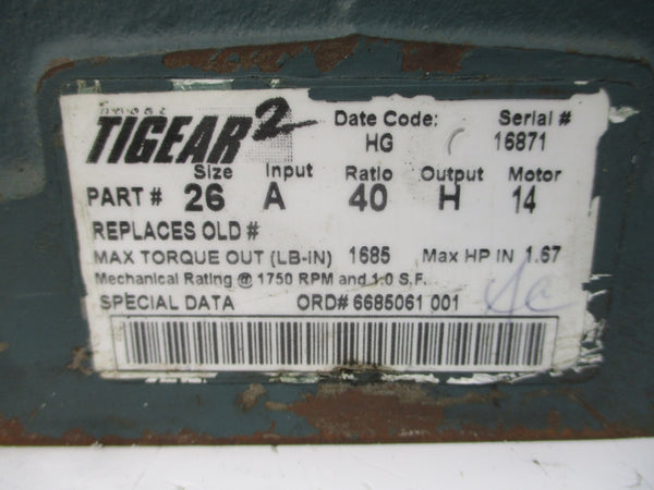 DODGE 26A40H14 UNMP