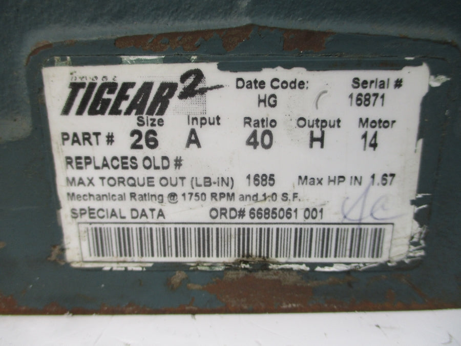DODGE 26A40H14 UNMP