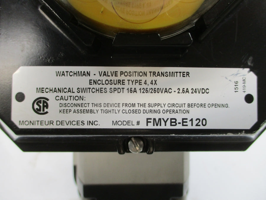 FLOWSERVE B125D FMYB-E120 150PSI NSNP