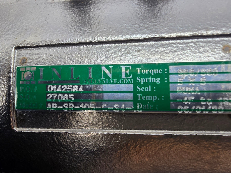 INLINE BALL VALVE AP-SR-105-C-S4-10 2" NSNP