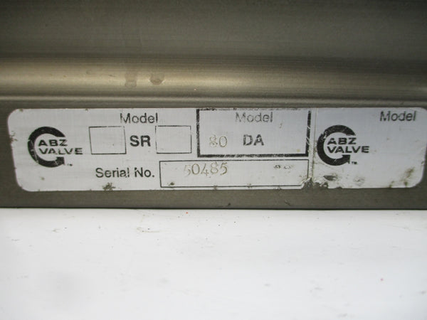 ABZ VALVE SR80DA UNMP
