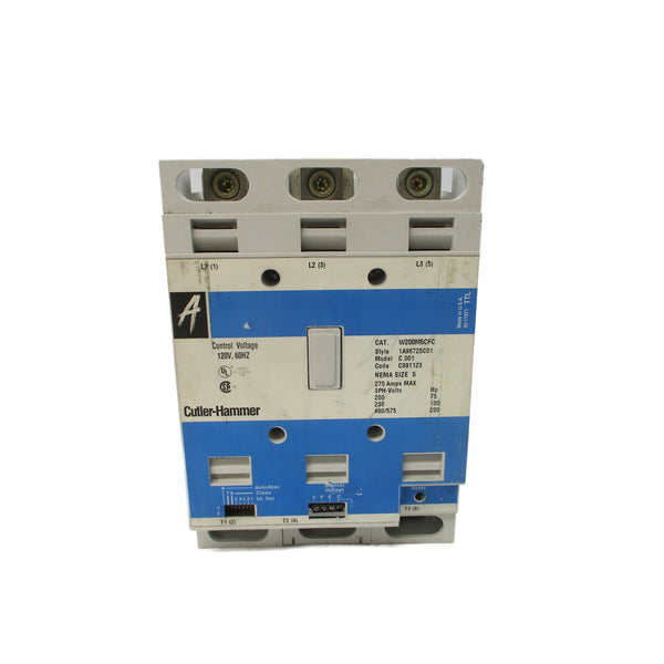 CUTLER HAMMER W200M5CFC 1A96725E01 120V 270A UNMP
