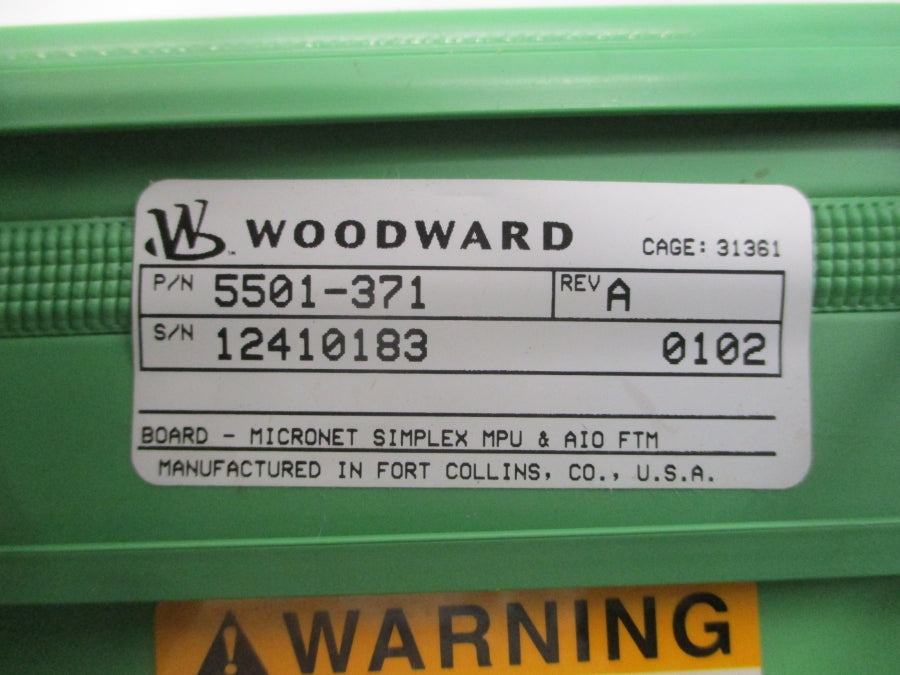 WOODWARD 5501-371 REV. A NSNP
