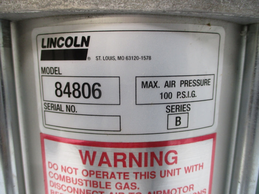 LINCOLN 84806 SER. B 100PSI NSNP