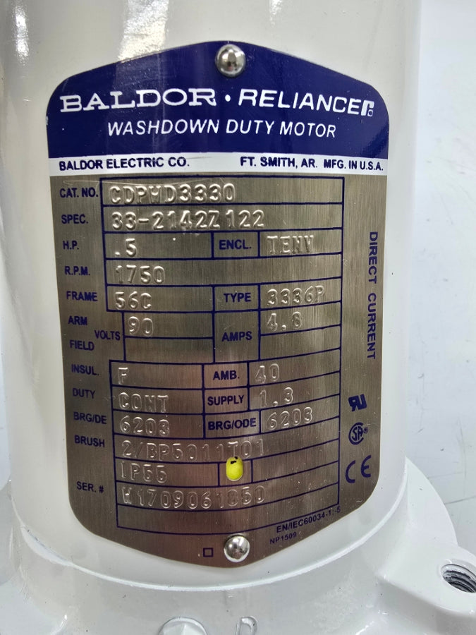 BALDOR CDPWD3330 33-2142Z122 90V 4.6A NSNP