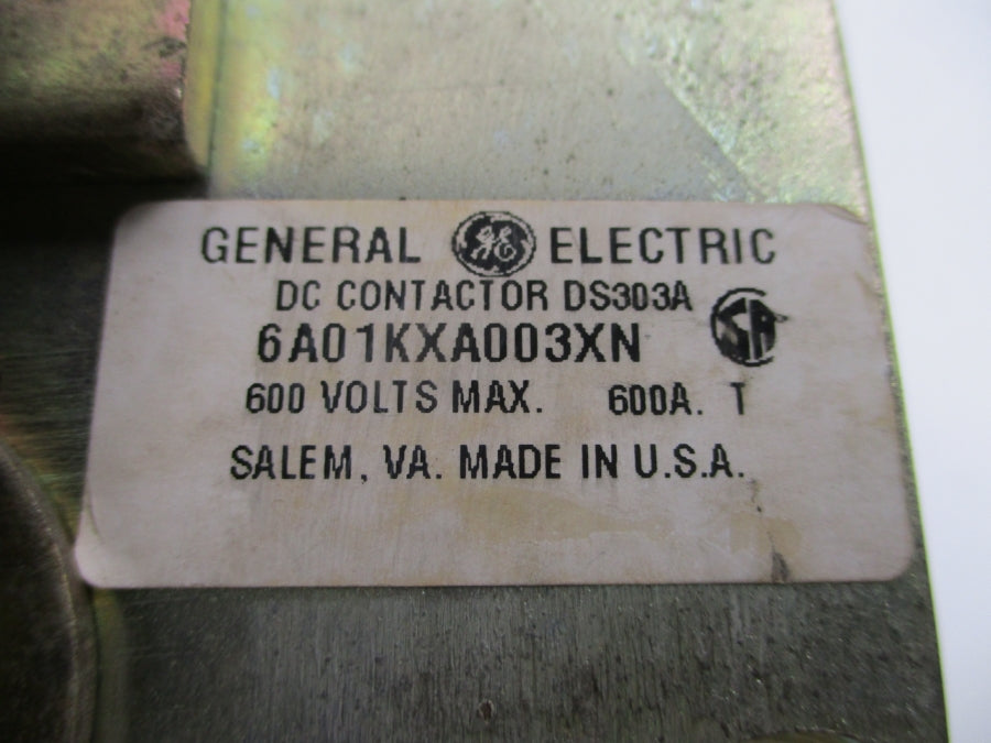 GENERAL ELECTRIC DS303A6A01KXA003XN 115/120VDC 600A NSNP