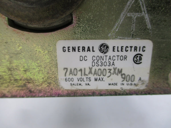 GENERAL ELECTRIC DS303A7A01LXA003XM 115/120VDC 900A (AS PICTURED) NSNP