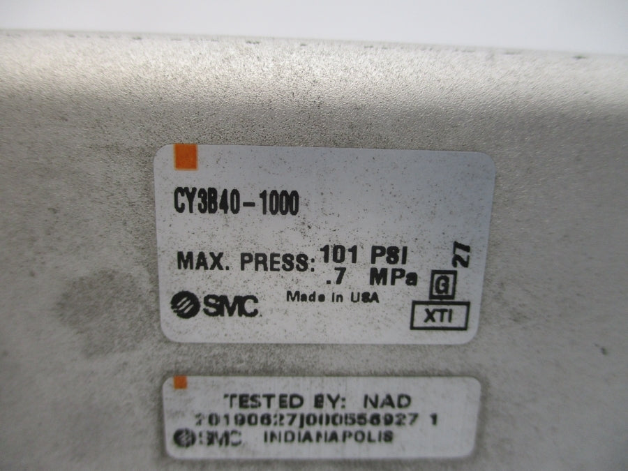 SMC CY3B40-1000 101PSI NSNP