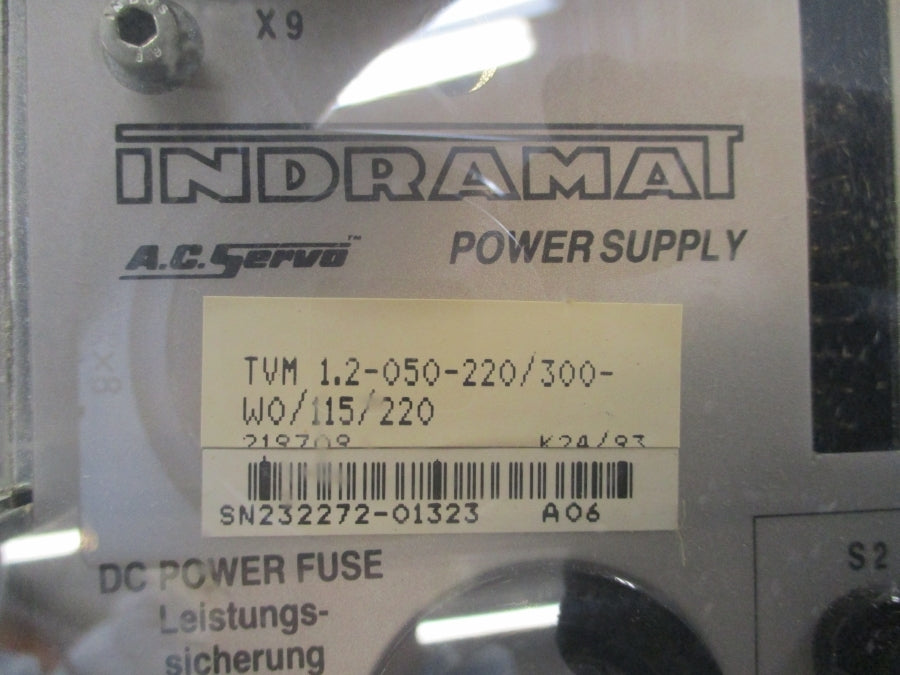 INDRAMAT TVM1.2-050-220/300-W0/115/220 219709 24VDC 10A NSNP