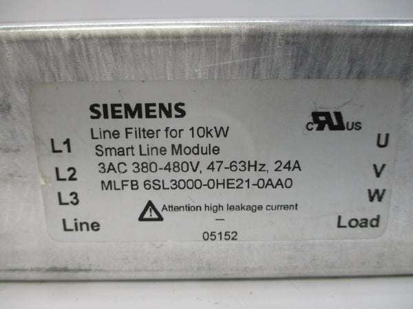 SIEMENS 6SL3000-0HE21-0AA0 380-480VAC 24A NSNP