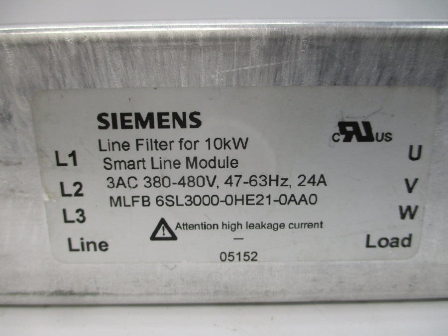 SIEMENS 6SL3000-0HE21-0AA0 380-480VAC 24A NSNP