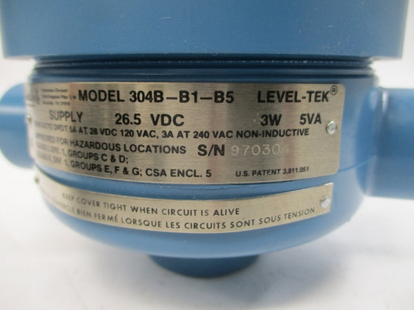 ROBERTSHAW 304B-B1-B5 120/240VAC, 5/3A NSNP