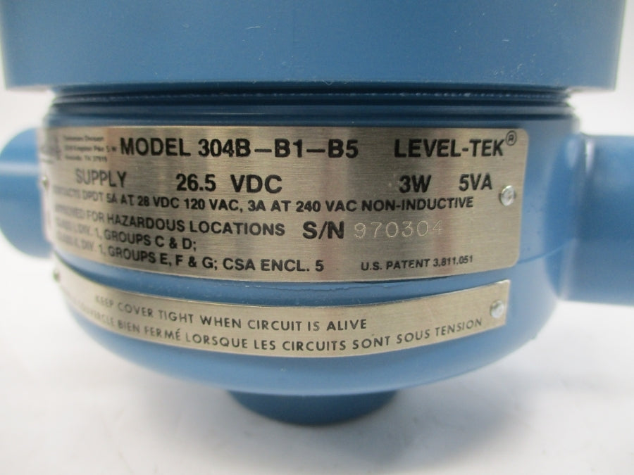 ROBERTSHAW 304B-B1-B5 120/240VAC, 5/3A NSNP