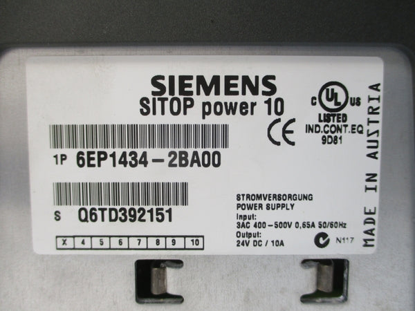 SIEMENS 6EP1434-2BA00 400-500VAC 0.65A NSNP