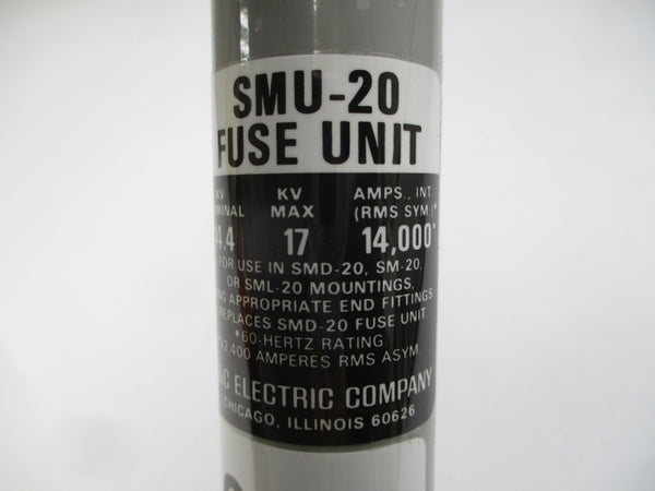 S&C ELECTRIC 612100 SMU-20 100EA NSNP