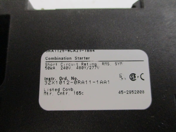 SIEMENS 3RA1125-0CA23-1BB4 24VDC 0.18-0.2A NSMP