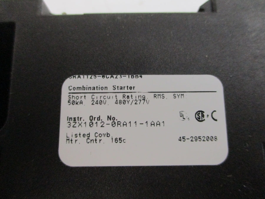 SIEMENS 3RA1125-0CA23-1BB4 24VDC 0.18-0.2A NSMP
