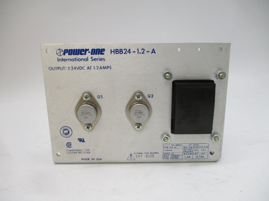 POWER-ONE HBB24-1.2-A 230/240VAC 1.5/0.75A NSMP