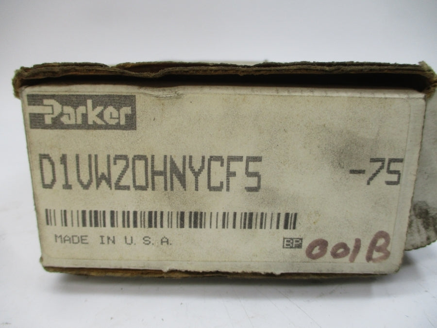 PARKER D1VW20HNYCF5-75 110/120V .42-.50A 1500/5000PSI NSMP