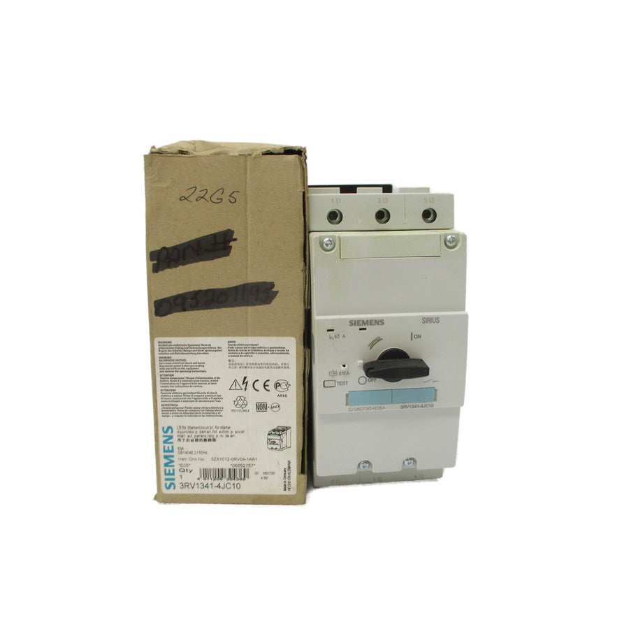 SIEMENS 3RV1341-4JC10 600V 63A NSMP