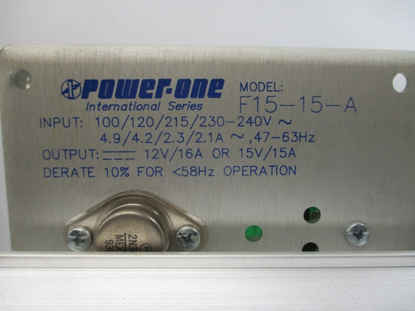 POWER-ONE F15-15-A 230-240V 4.9A NSNP