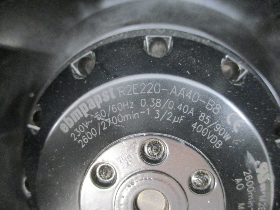EBMPAPST R2E220-AA40-B8 230V 0.38/0.40A (AS PICTURED) NSNP