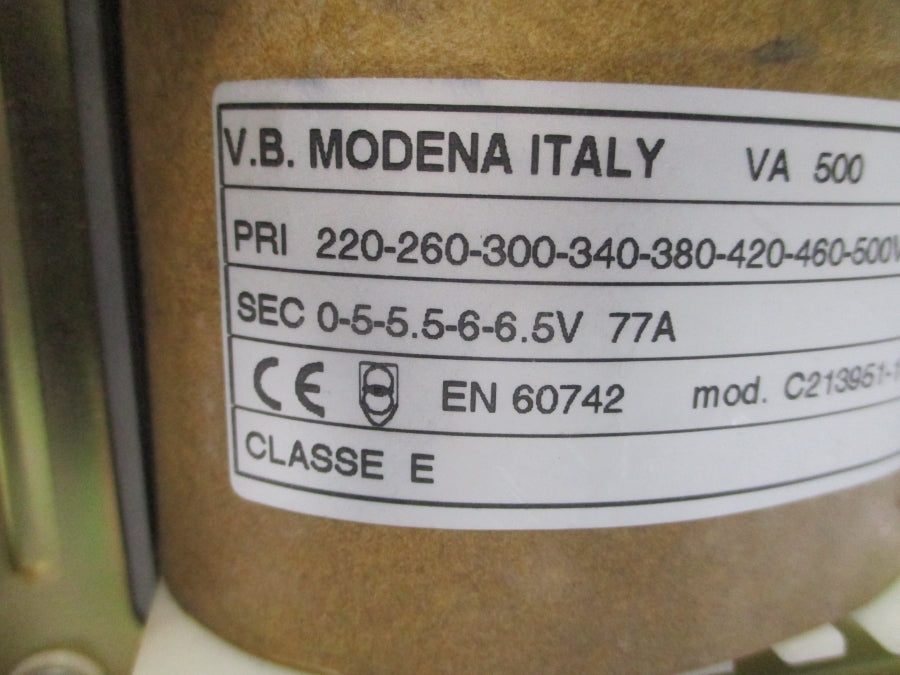 V.B.MODENA C213951-10/01 500V 77A (AS PICTURED) NSNP