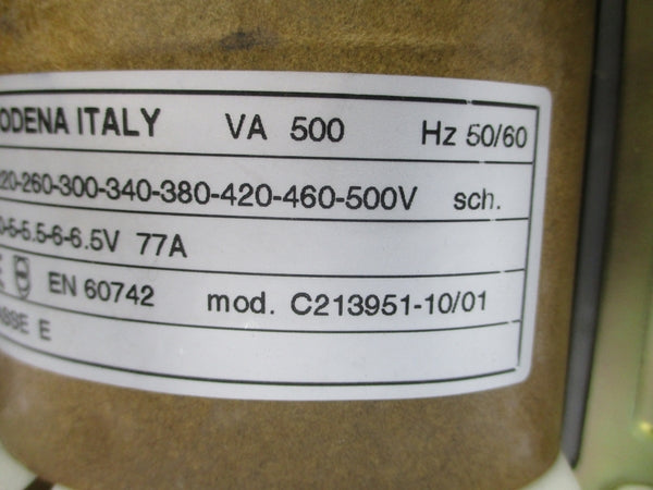 V.B.MODENA C213951-10/01 500V 77A (AS PICTURED) NSNP