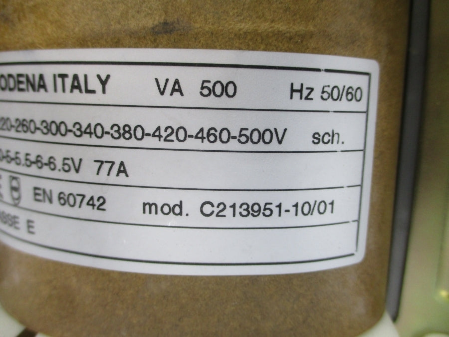 V.B.MODENA C213951-10/01 500V 77A (AS PICTURED) NSNP