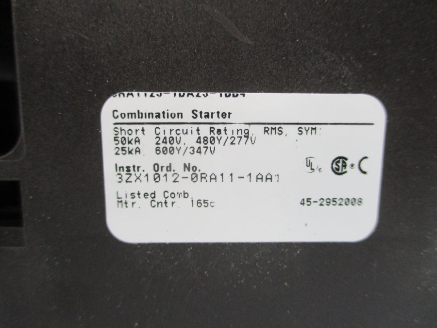 SIEMENS 3RA1125-1DA23-1BB4 24VDC 2.2-3.2A NSMP