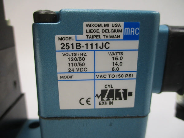 MAC 251B-111JC 110/120V 150PSI NSMP