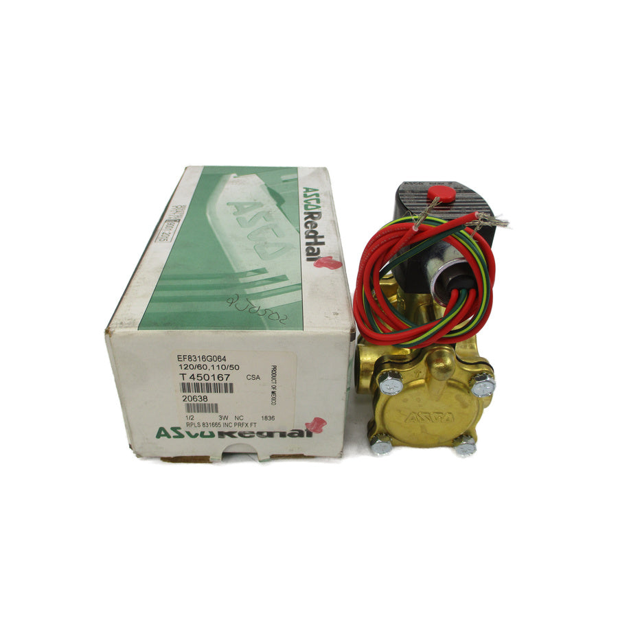 ASCO EF8316G064 110/120V 10-150PSI 1/2" NSMP