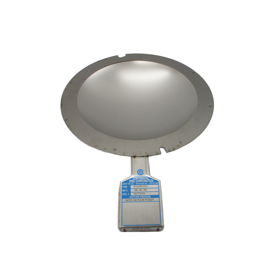 CONTINENTAL DISC 8237201A 148PSI 175'F 8" NSNP