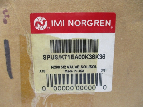 IMI NORGREN SPUS/K71EA00K36K36 110/120V 150PSI 3/8" NSMP