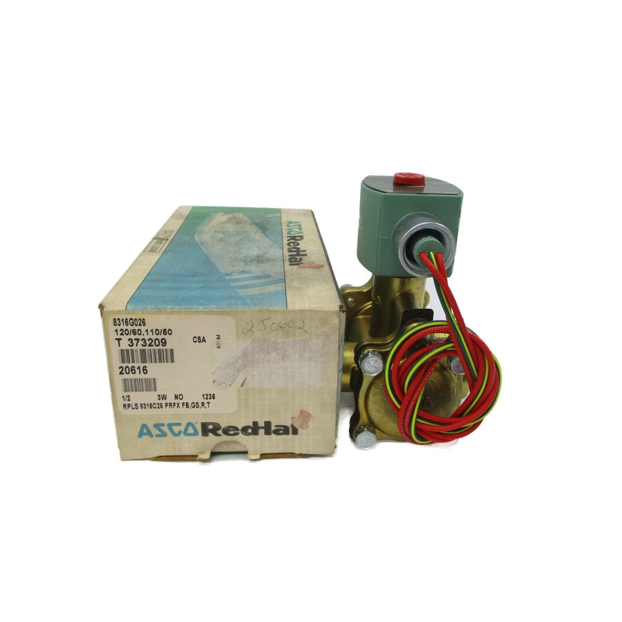 ASCO 8316G026 110/120V 10-250PSI 1/2" NSMP