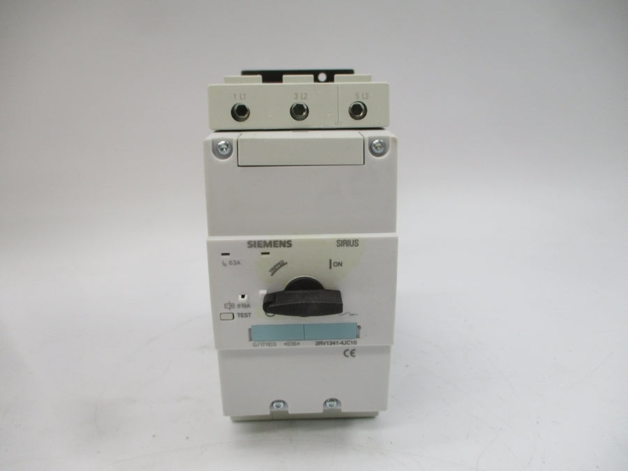 SIEMENS 3RV1341-4JC10 600VAC 63A NSMP
