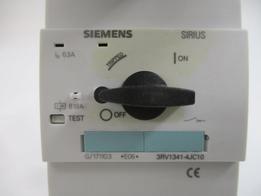 SIEMENS 3RV1341-4JC10 600VAC 63A NSMP