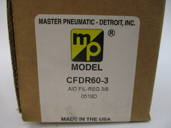 MASTER PNEUMATIC CFDR60-3 0-100PSI 125'F 3/8" NSMP