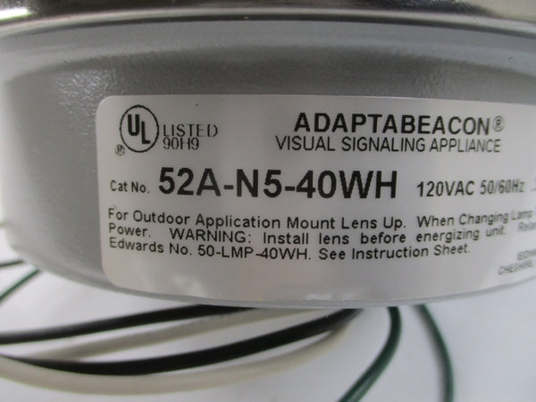 EDWARDS 52A-N5-40WH 120VAC .35A NSNP