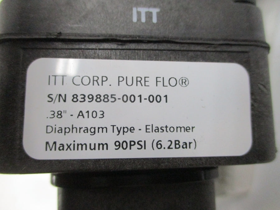 ITT .38-B-424-2-0-0-B17-36-A103-HW3-LS140-SQDB 99P22G00000 90PSI .38" NSNP