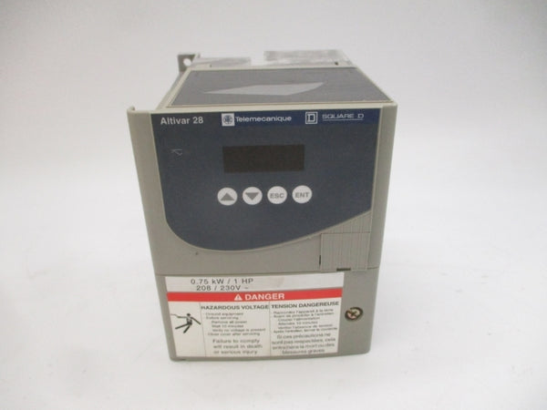 TELEMECANIQUE ATV28HU18M2U 208/230VAC 9.3/8.6A NSMP