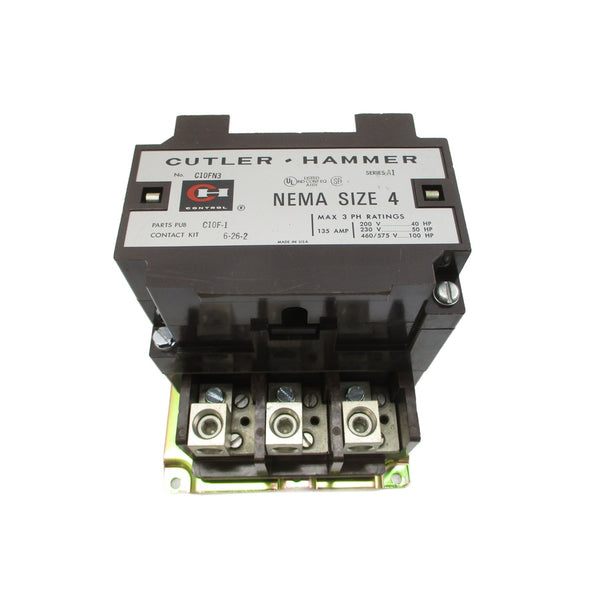 CUTLER HAMMER C10FN3 SER. A1 110/120V 135A NSNP