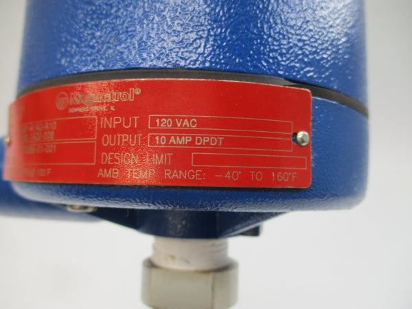 MAGNETROL 921-A1A0-A10 582-1A22-008 120VAC 10A 800PSI NSNP