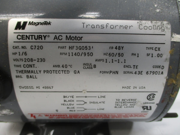 MAGNETEK C720 HF3G053 208-230VAC 1.1-1.1A NSNP