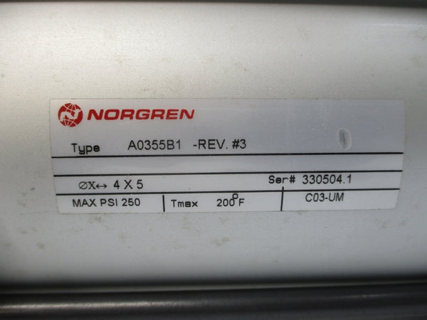 NORGREN A0355B1 250PSI REV. #3 NSNP