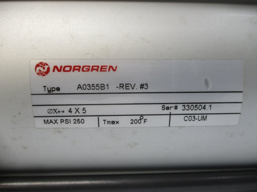 NORGREN A0355B1 250PSI REV. #3 NSNP