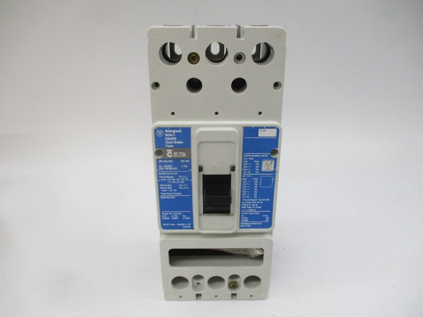 WESTINGHOUSE JD3250F 1491D81G03 SER. C 600VAC 250A NSMP