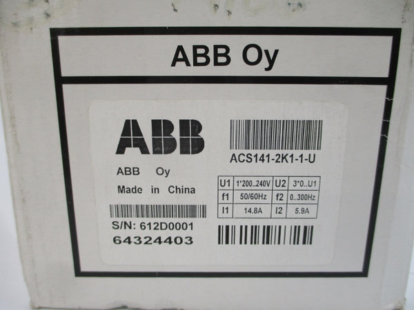 ABB ACS141-2K1-1-U 200-240V 14.8A NSMP